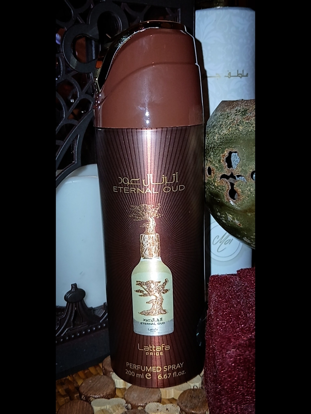 Lattafa Pride Eternal Oud Unisex Perfumed Spray - Brown